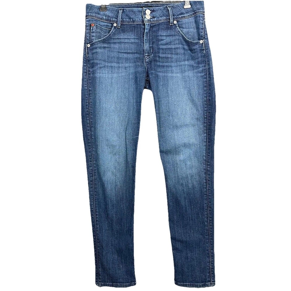 Hudson Collin Flap Pockets Skinny Jeans - Women’s Sz 30x29L - Mid Rise Stretch